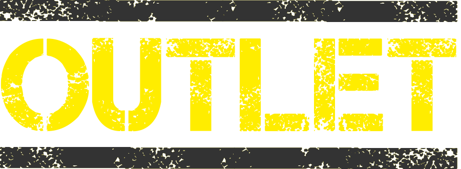 Outlet-Stempel-gelb-grau