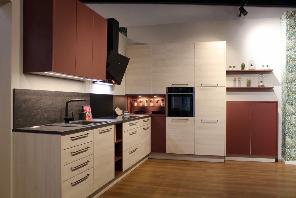 Nolte moderne L-Küche