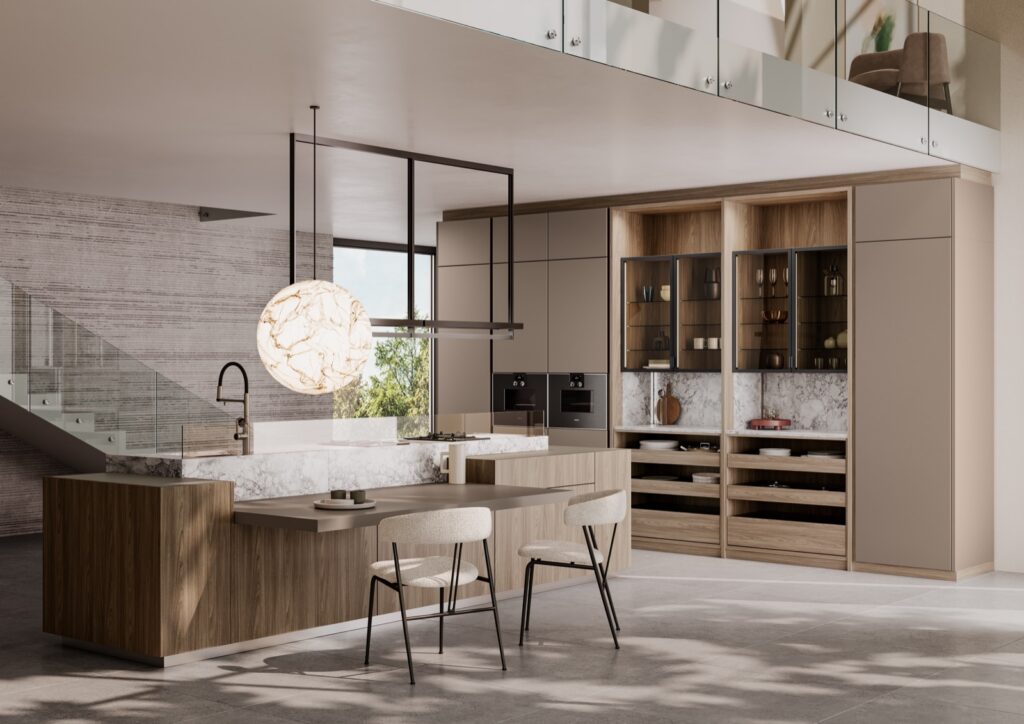 leicht idea designkueche lack metallic 1