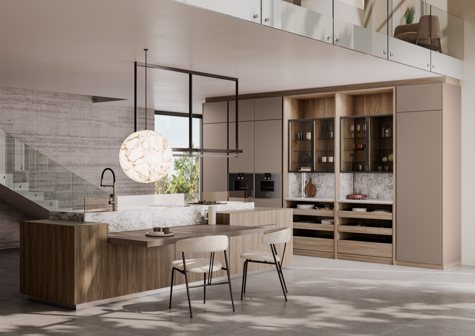 leicht idea designkueche lack metallic 1